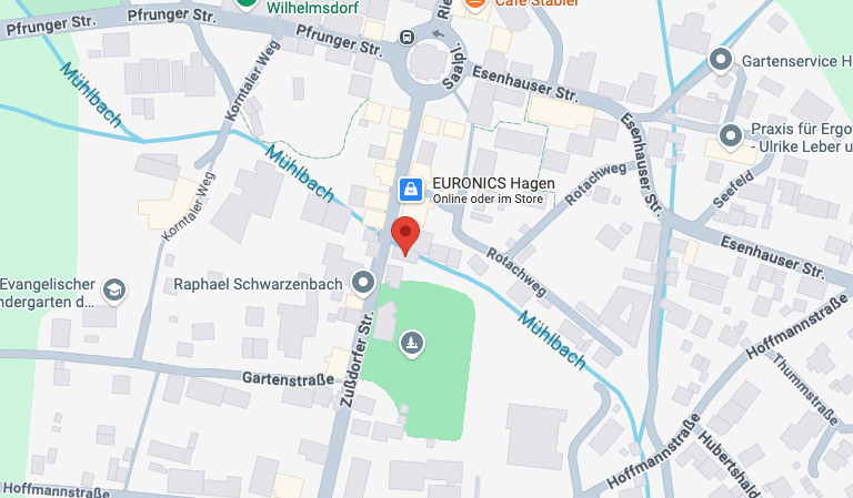 Karte: Zußdorfer Str. 7, 88271 Wilhelmsdorf